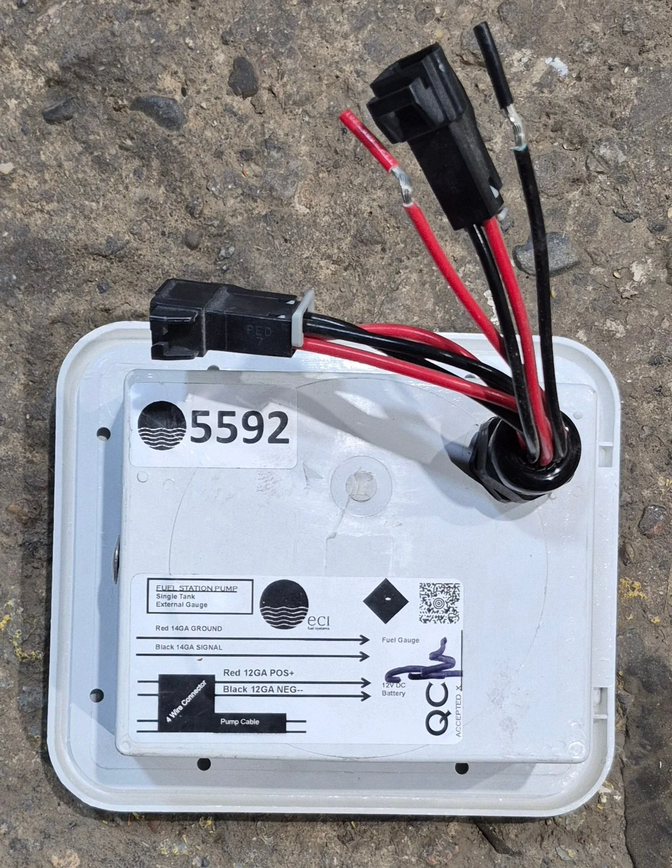 Fuel Station Pump Control Panel - Single - w/ Keystone Logo - Image 5
