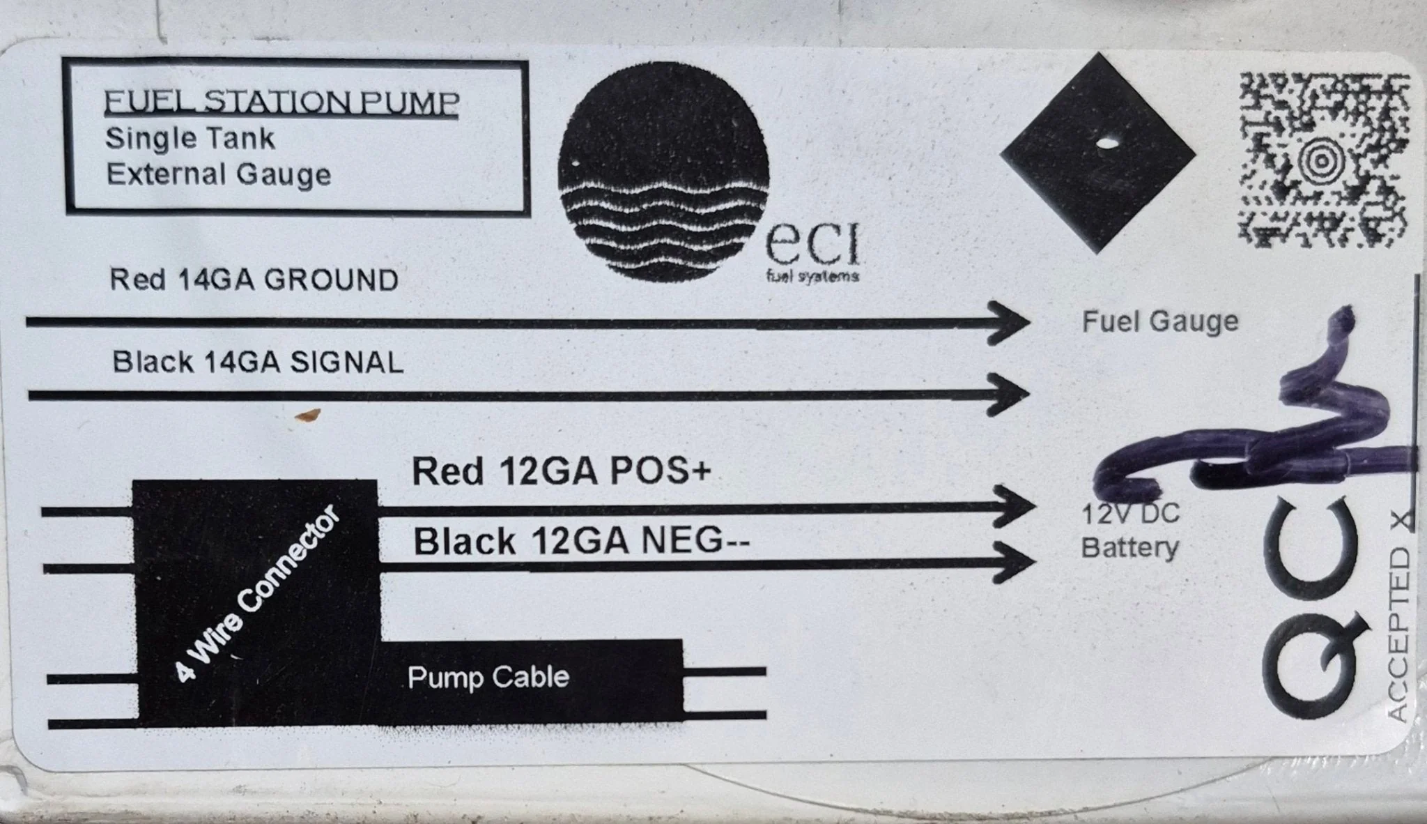 Fuel Station Pump Control Panel - Single - w/ Keystone Logo - Image 8