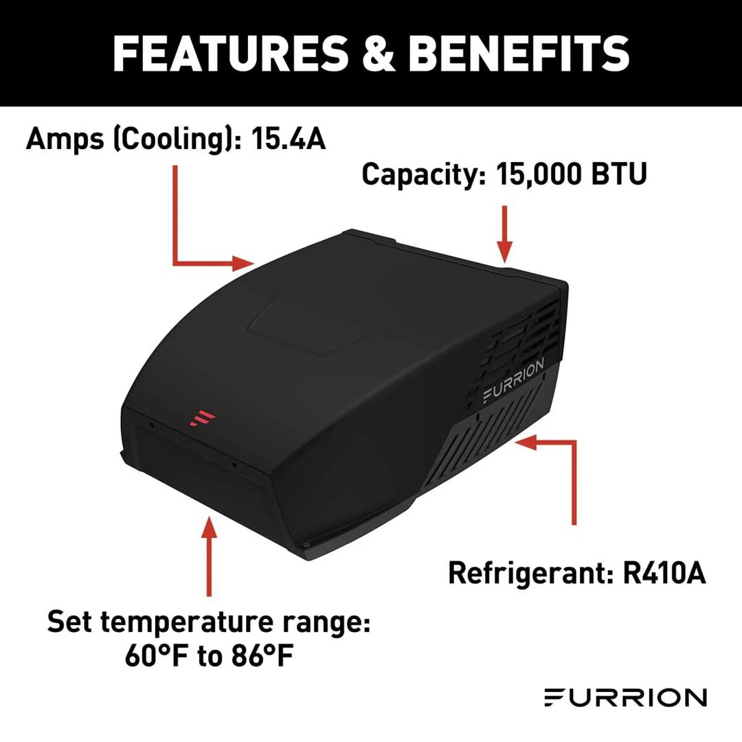 Furrion FACR15HESA2-BL-AM Furrion Chill 15000 BTU Air Conditioner - Replaces Dometic and Coleman - Image 2