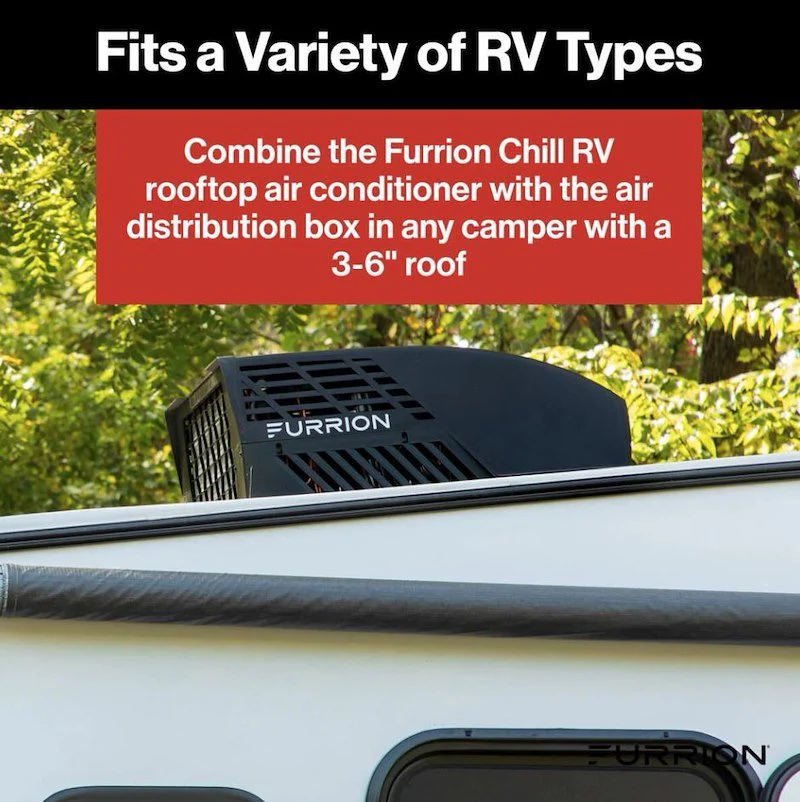 Furrion LLC FACT12CA2-PS-AM Furrion Chill Air Conditioner Ceiling Assembly - Ducted or Non-Ducted - Image 7