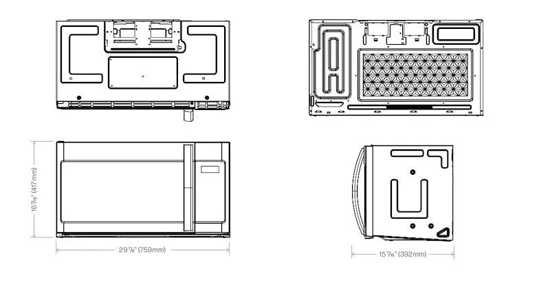 Furrion LLC FMSMA17-SS Over The Range Microwave Oven - Stainless Steel - Image 2
