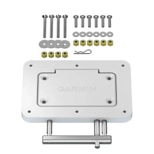 Garmin Electronics Trolling Motor Mounting Plate - Fits Force Kraken Trolling Motors; White - 010-12832-61