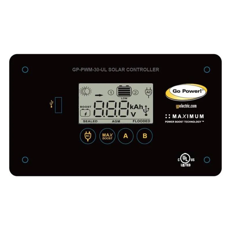 GP-PWM-25 25 Amp Pulse with Modulated Digital Solar Regulator