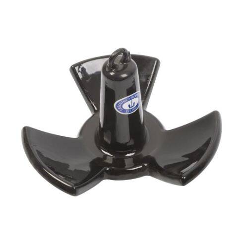 GREENFIELD Boat Anchor River Tri-Fluke Style - Holds Up To 26 F Length Boat - 530-B