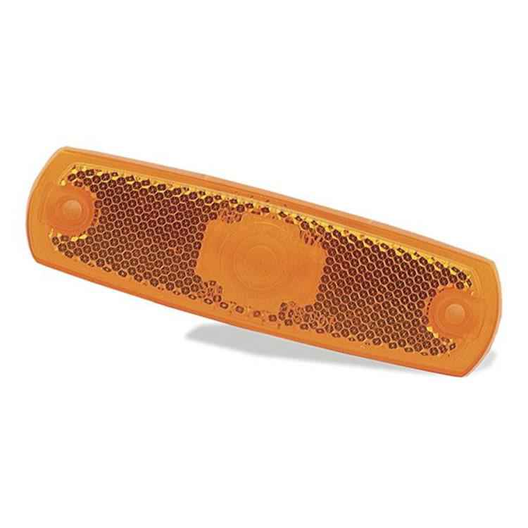 Yellow Plastic Rectangular Lens
