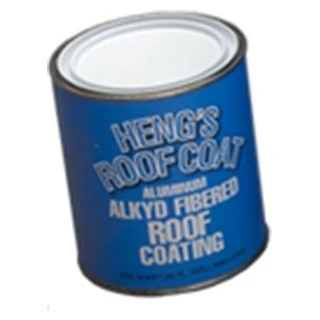 Alkyd Fibered Roof Coating Qt. White