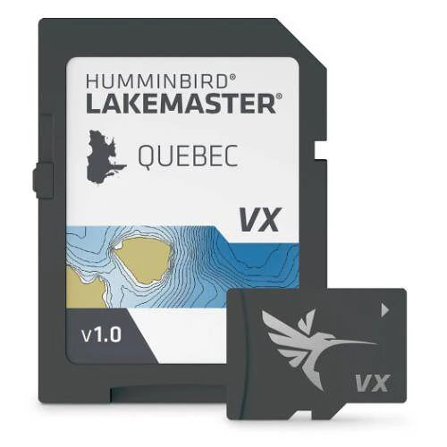 Humminbird 601021-1 LakeMaster Marine Cartography - Detailed Coverage Of Quebec; On SD Card