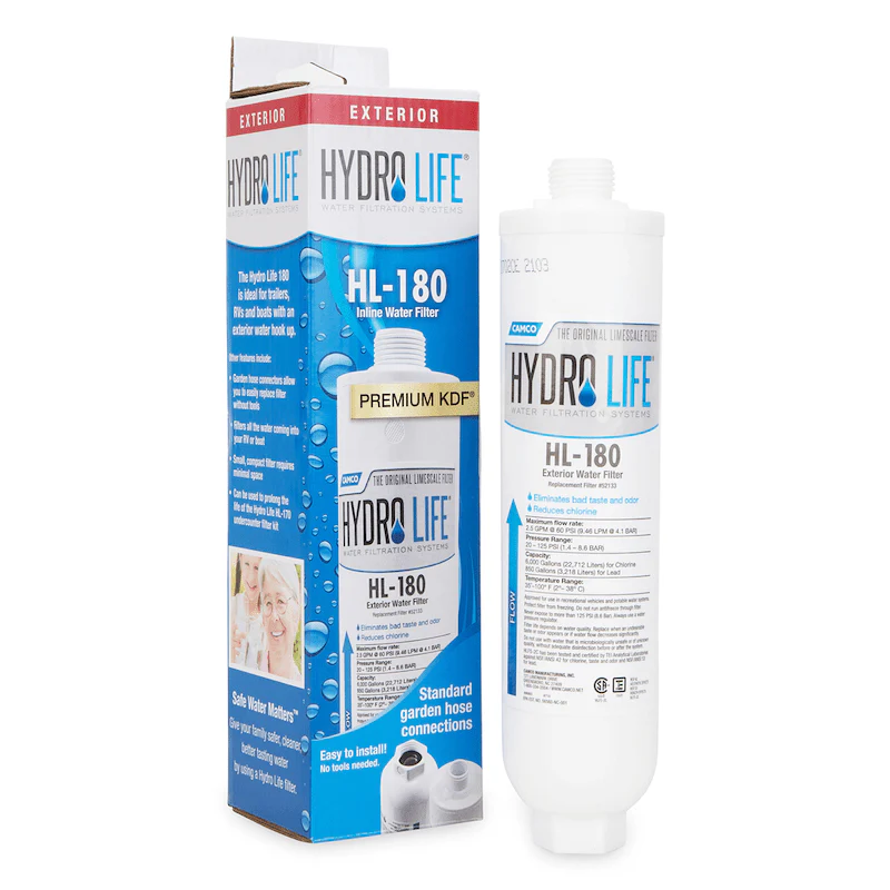 Camco 52133 Hydro Life In-Line Fresh Water Filter
