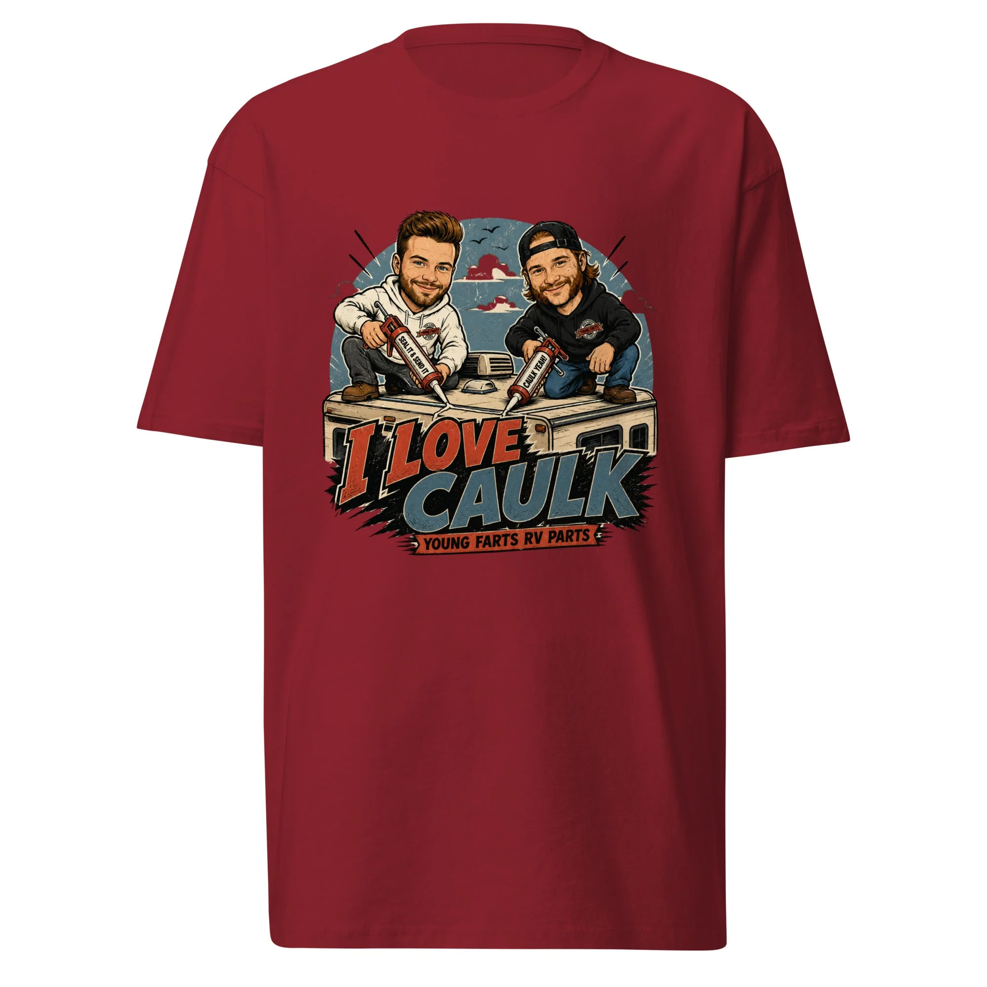 I Love Caulk T-Shirt - Image 3