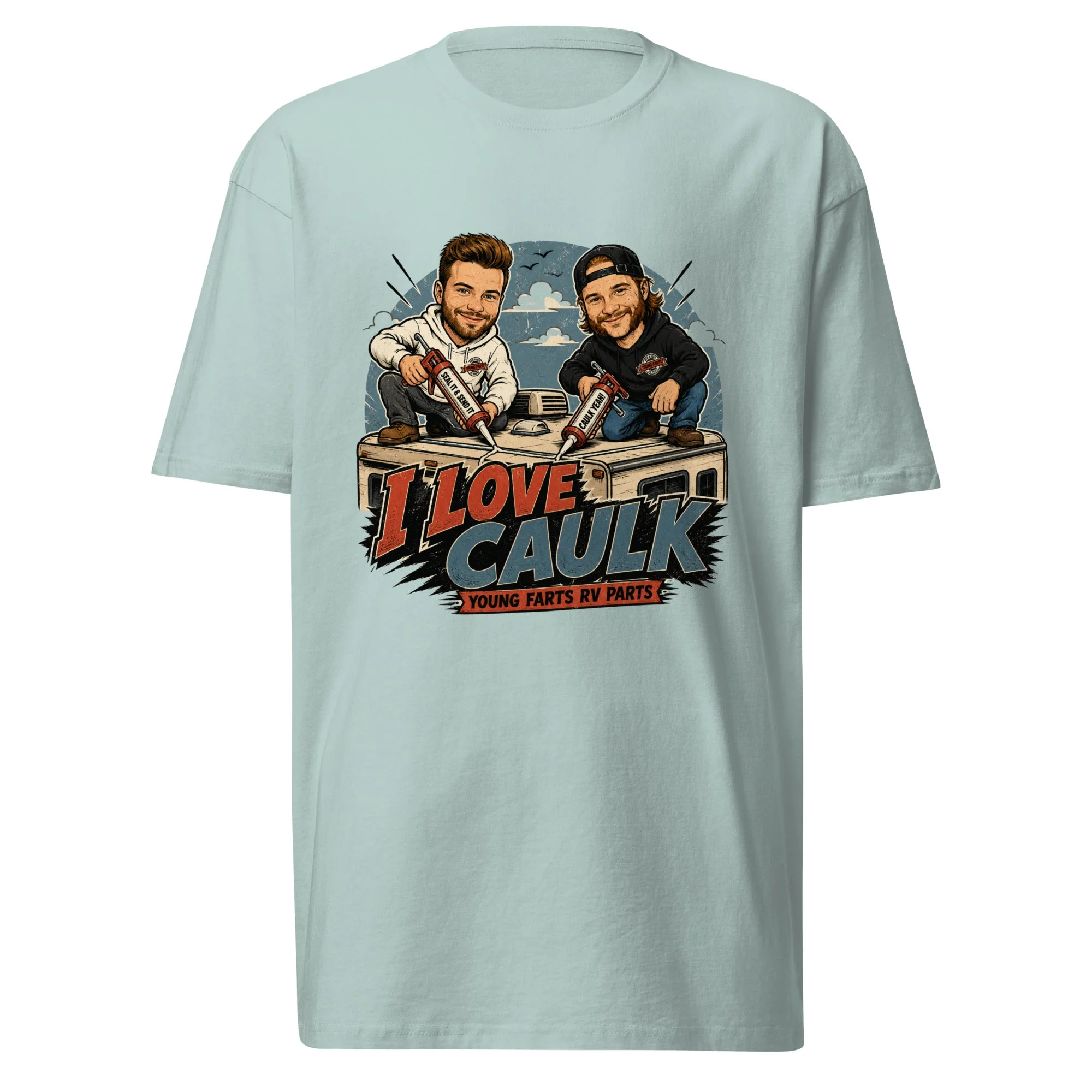 I Love Caulk T-Shirt - Image 5