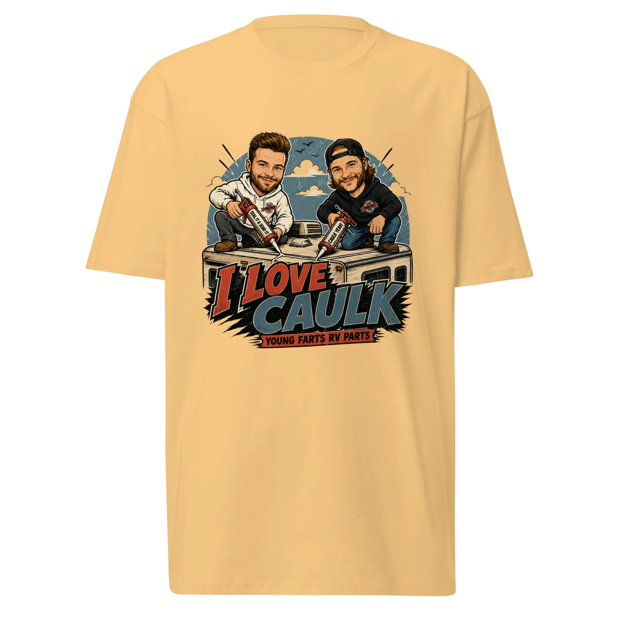 I Love Caulk T-Shirt - Image 6