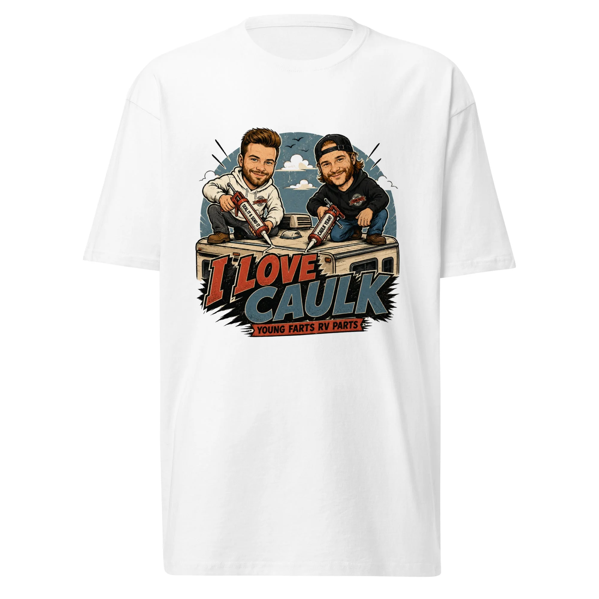 I Love Caulk T-Shirt - Image 7