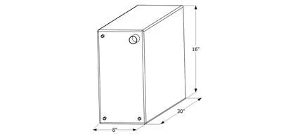Icon 12731 Fresh Water Tank, 15 Gal.