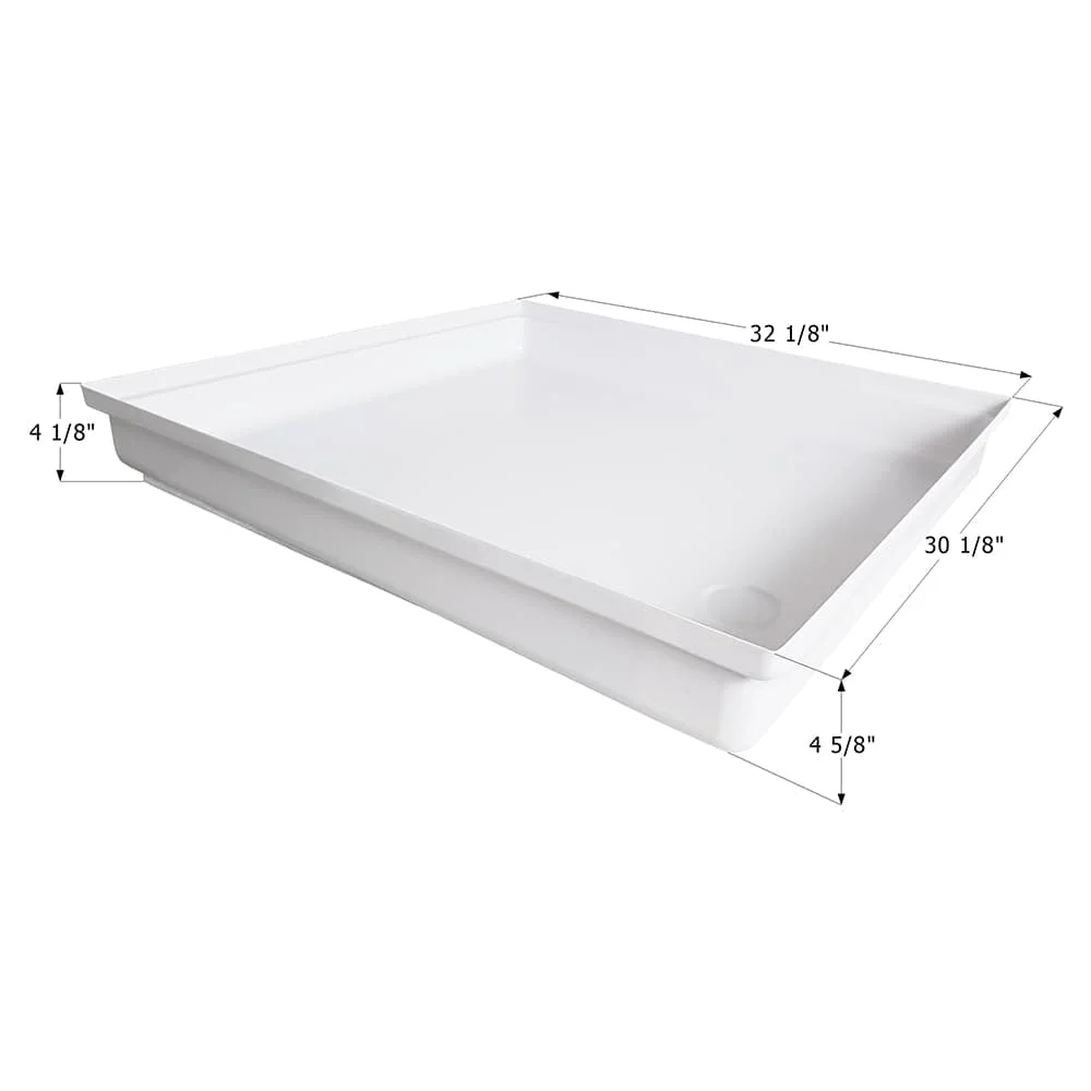 Shower Pan SP300 - Polar White - Image 2