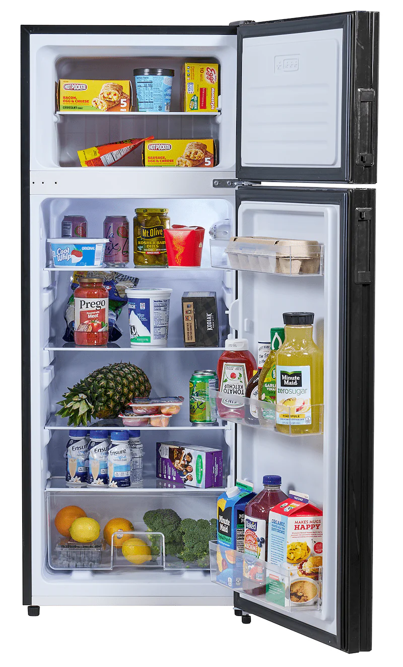 Invision 180-4712 Dual Compartment Refrigerator - 7.7 Cu. Ft. - Stainless Steel - Image 3