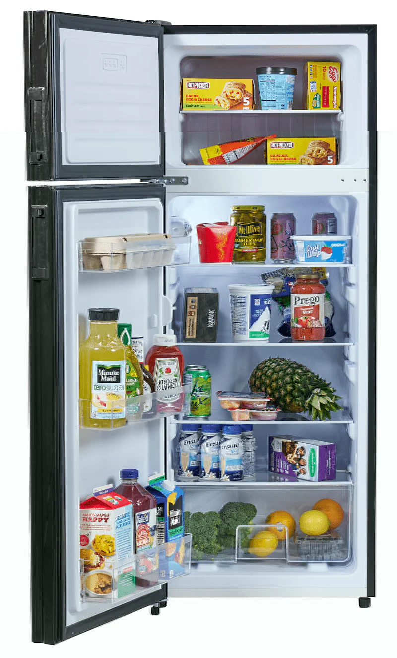 Invision 180-4742 Dual Compartment Refrigerator - 7.7 Cu. Ft. - Left-Hand Hinge - Stainless Steel (Copy) - Image 3
