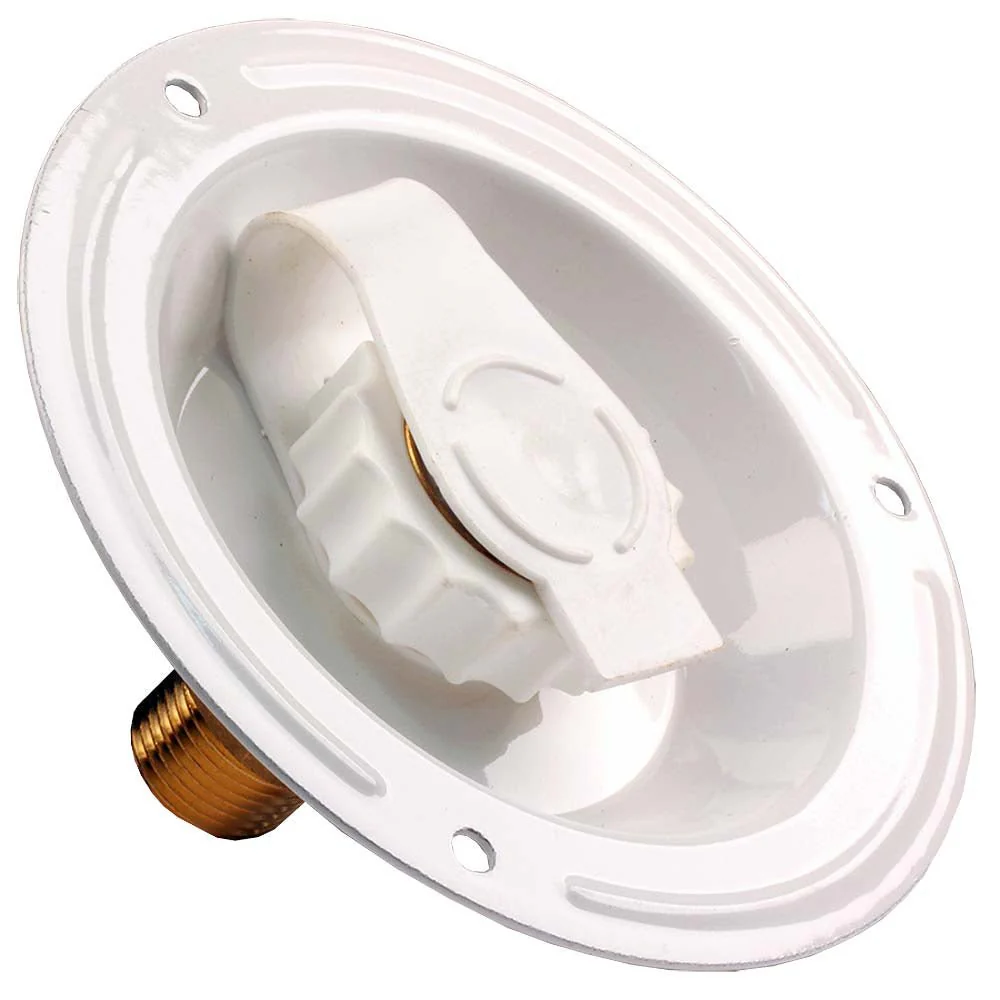 City Water Dish Metal White MPT