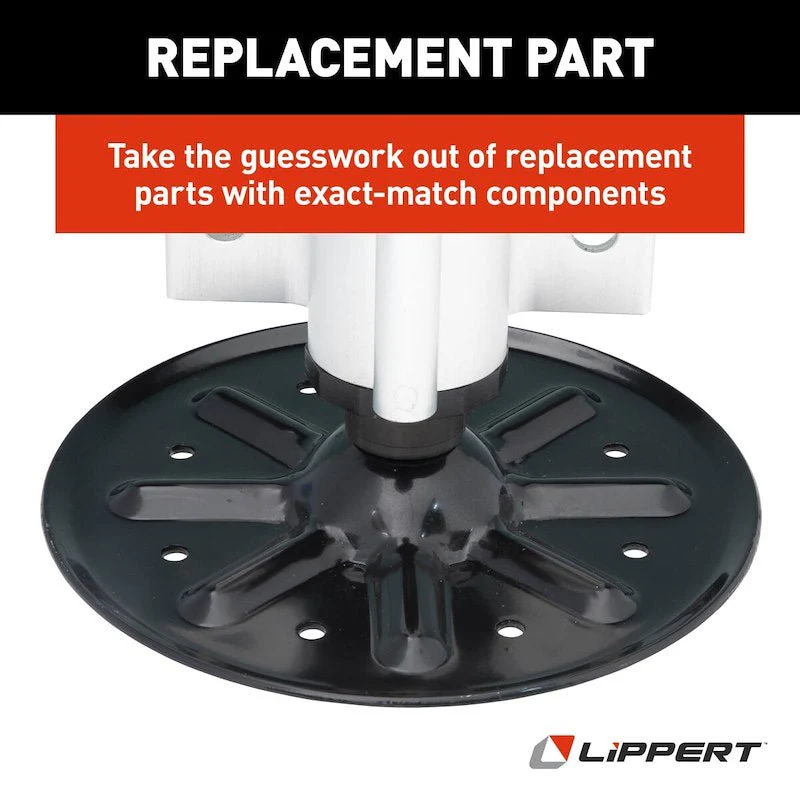 Leveling Jack Lippert Components 3728923 Used To Level Motorhomes/ Travel Trailers/ Fifth Wheel Trailers While Parked, Hydraulic, 8000 Pound Capacity, Silver, Gen II - Image 3