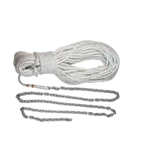 LEWMAR Boat Anchor Rode - Three Stand; 1/2" Diameter x 150 F Length; White - 69000332