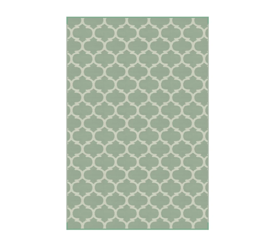 Lippert Components 2021028028 - 8'W x 12'L Green All Weather Patio Mat