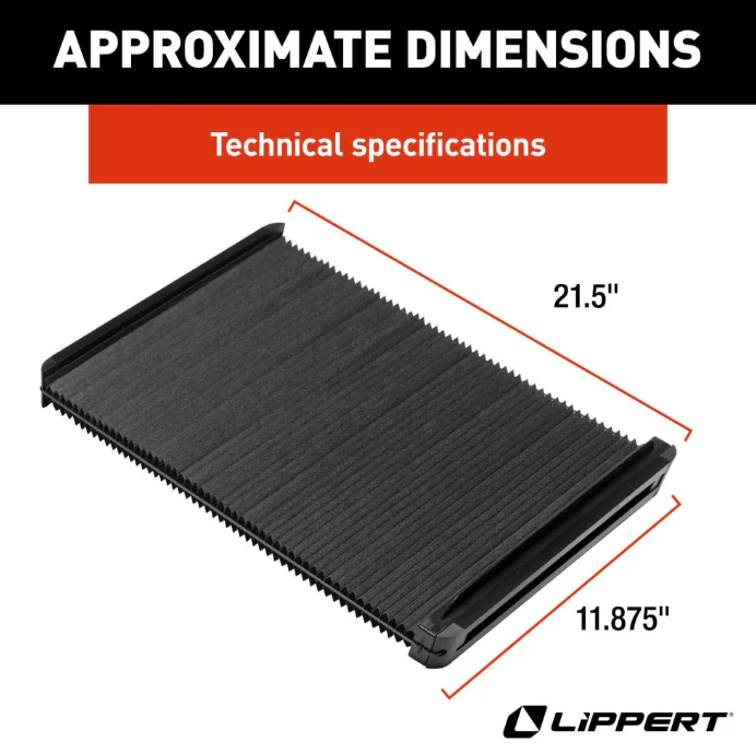 Lippert Components 2025009147 EcoCell Thin Shade Entry Window Shade 11-7/8 x 21-1/2 - Image 2