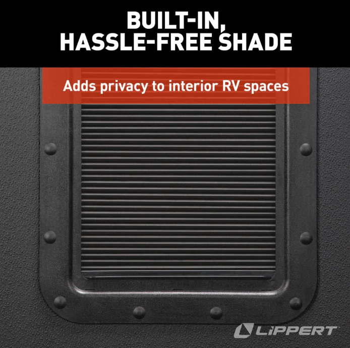 Lippert Components 2025009147 EcoCell Thin Shade Entry Window Shade 11-7/8 x 21-1/2 - Image 3