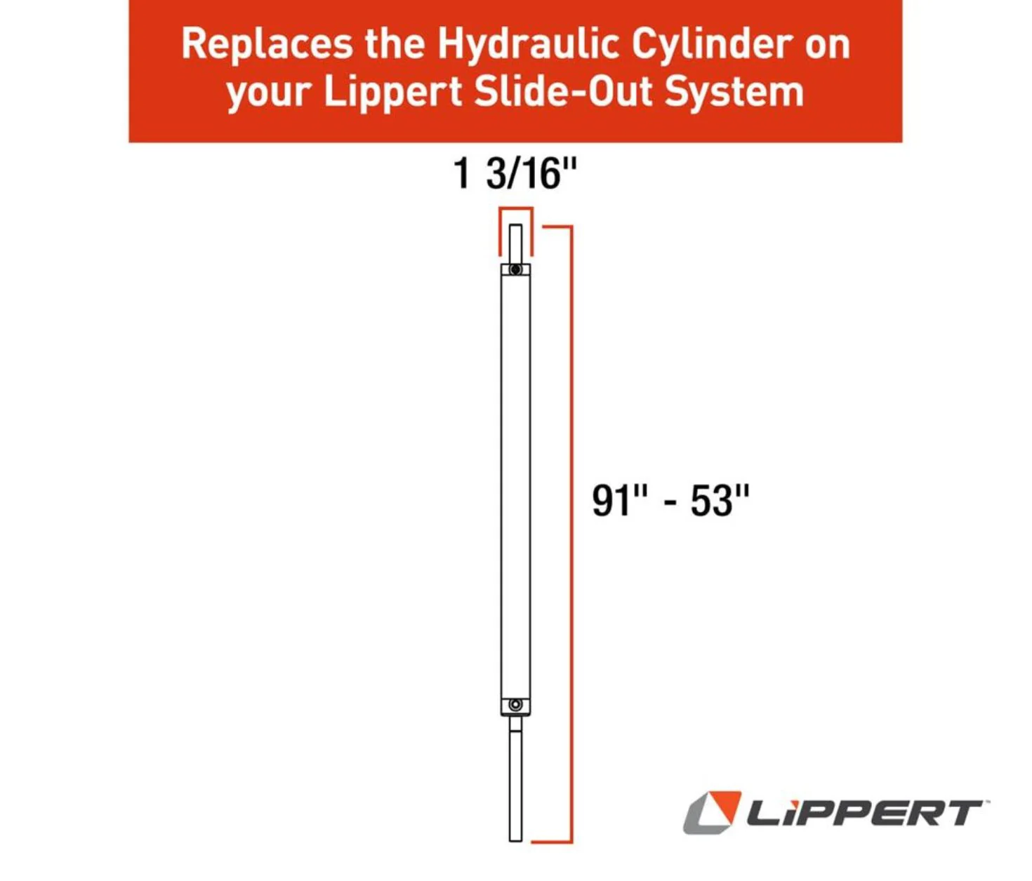 Lippert Components 342328 Slide Out Linear Actuator - Image 2