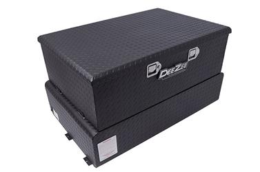 Liquid Transfer Tank Dee Zee DZ92847TB Not DOT Approved For Transport Of Fuel Or Flammable Liquids, Not To Be Used As An Auxiliary Fuel Tank To Feed Directly Into Fuel System, Combo, 30" Length x 46-3/4" Width x 14" Height Chest, 62 Gallon Capacity, 30" L