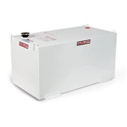 Liquid Transfer Tank Weather Guard 358-3-02 Not DOT Approved For Transport Of Flammable Liquids, Not To Be Used As An Auxiliary Fuel Tank To Feed Directly Into Fuel System, Diesel/ Hydraulic, Rectangle, 24" Length x 46-1/4" Width x 23" Height/ 100 Gallon
