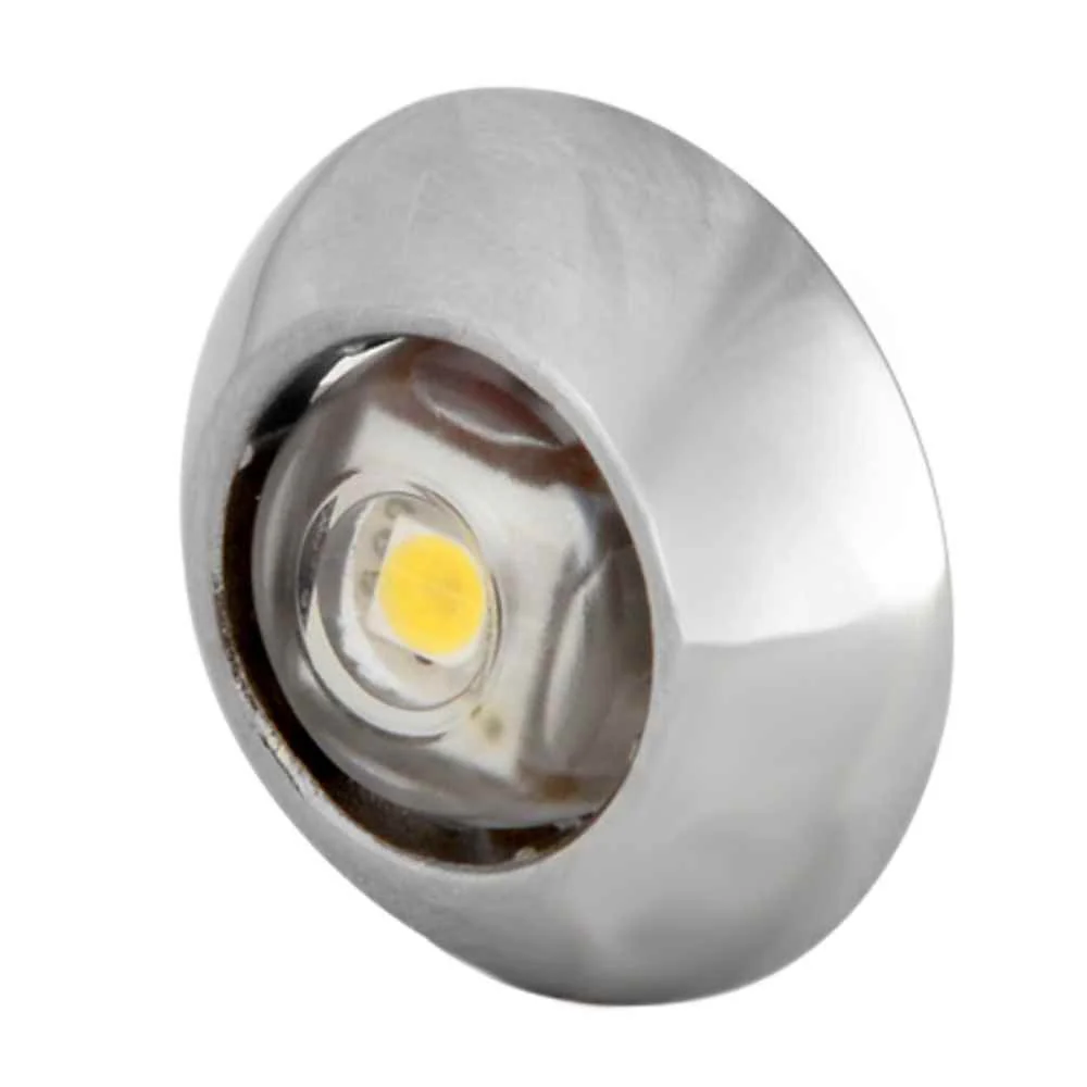 Exuma Courtesy Light - Polished Stainless Housing - White Light