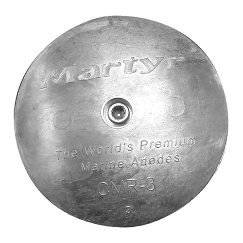 MARTYR ANODES Marine Anode Kit - Traditional - Zinc - 2.81" OD x 1/2" H; Set Of 2 - CMR02