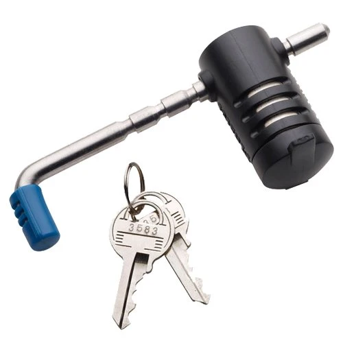 Masterlock 2847DAT 9/16in to 2-3/4in Long Adjustable Stainless Steel Trailer Coupler Latch Lock