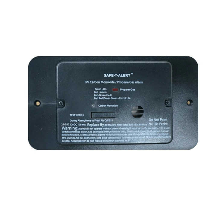 MTI Industry 25-742-BL-TR Carbon Monoxide/ Propane Leak Detector - Black