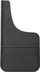 Mud Flap Plasticolor 001845R01 Heavy Duty, Universal Front 12" x 23", Set Of 2, Flat, Without Logo, Black, Fiberglass Reinforced