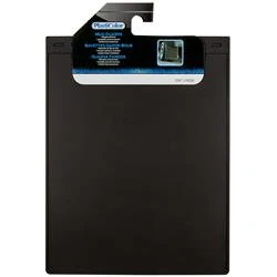 Mud Flap Plasticolor 001860R01 Universal 18" x 24", Set Of 2, Flat, Without Logo, Black, Fiberglass Reinforced