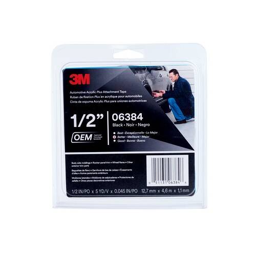 Multi Purpose Double Sided Tape - 1/2" x 15'; Gray - 06384