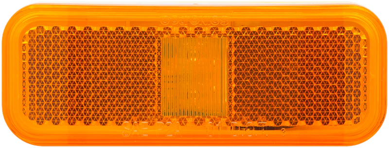 Optronics MCL44AB1 LED Mark Light Rect 1Wire Amber