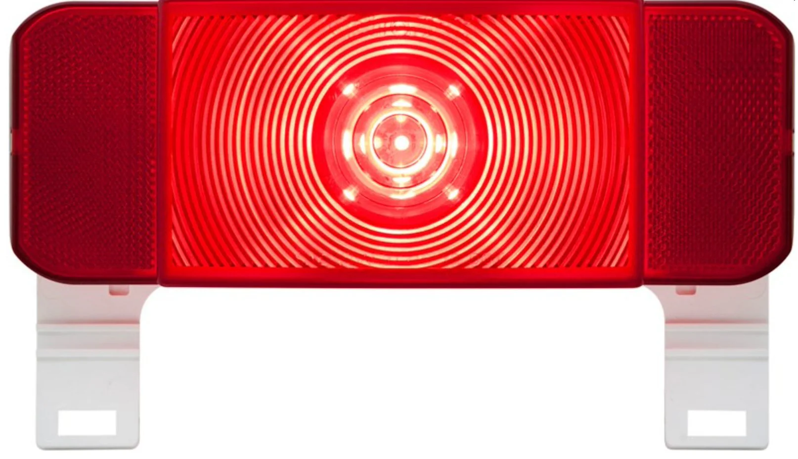 Optronics RVSTLB61FS LED Stop/Turn/Tail Trailer Light, Black Base, Red