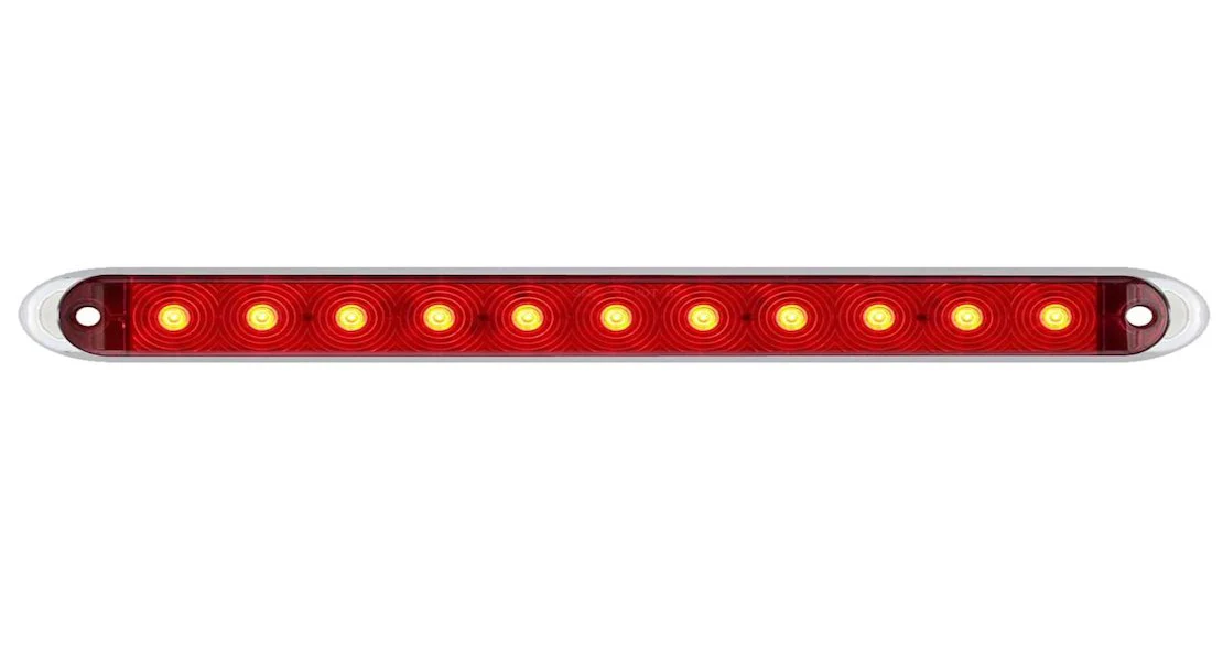 Optronics STL69RK LED Stop/ Turn/ Tail Trailer Light 15"L - Red