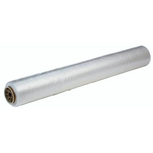 Paint Spray Protection Cover - 12' x 400' Plastic Sheet; Transparent - 06727