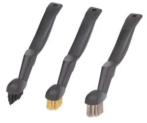 Parts Cleaning Brush Carrand 92004 Grip Tech ™, Used For Cleaning Battery Terminals And Spark Plugs, Nylon Brush