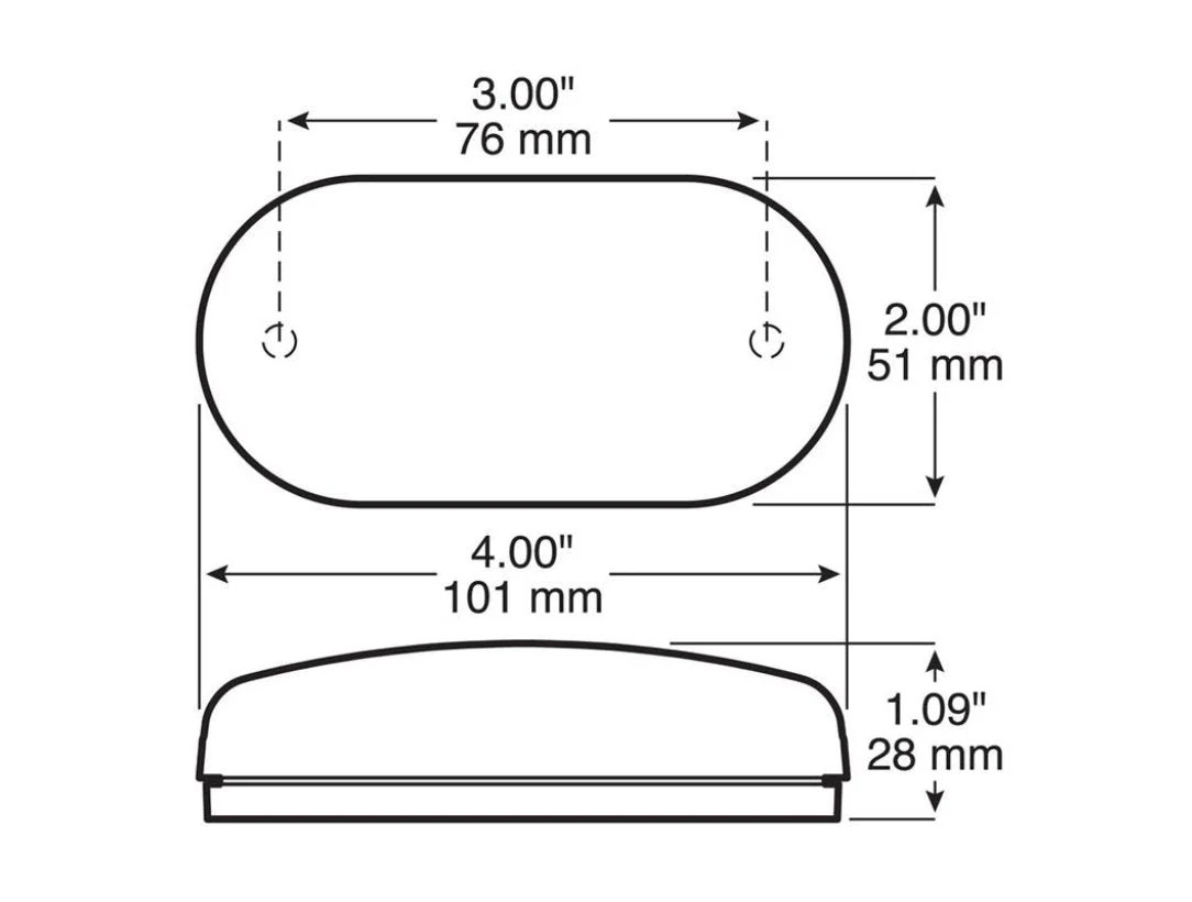 Peterson Mfg. V135R 135 Clearance Light, Red - Image 2