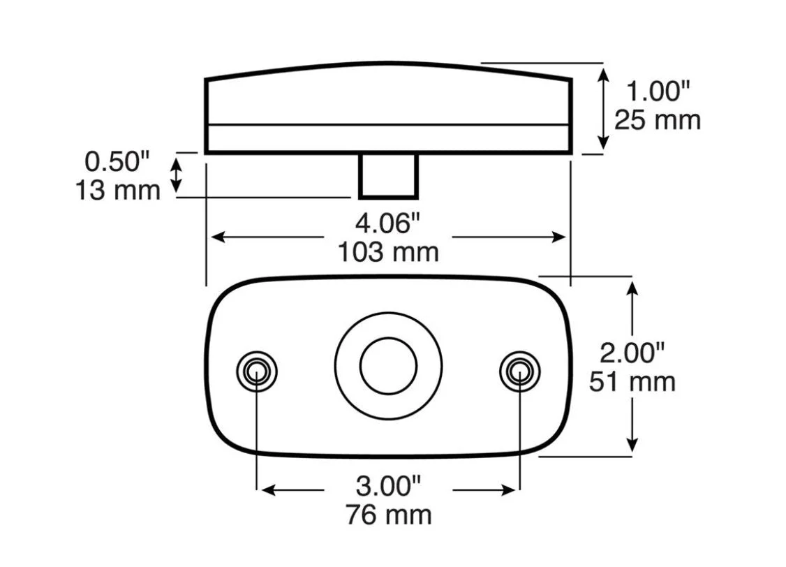 Peterson Mfg. V2549A Clearance Marker Amber Light - Image 2