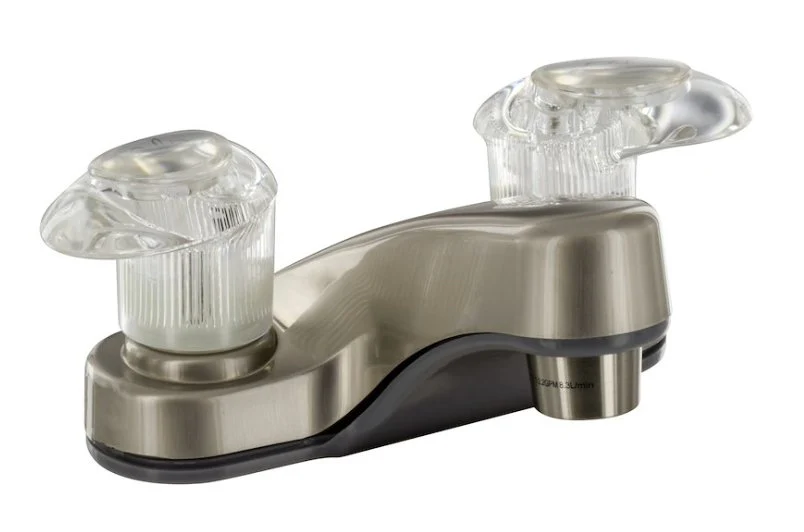 Two Handle Lavatory Faucet Brushed Nickel