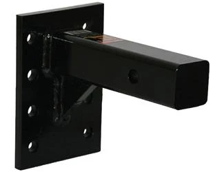Pintle Hook Mounting Plate Buyers Products PM87 2" Hitch Receiver Mount, 14000 Pound Towing Capacity, 4 Sets Of Holes, 3.38" Between Holes, 9" Shank Length