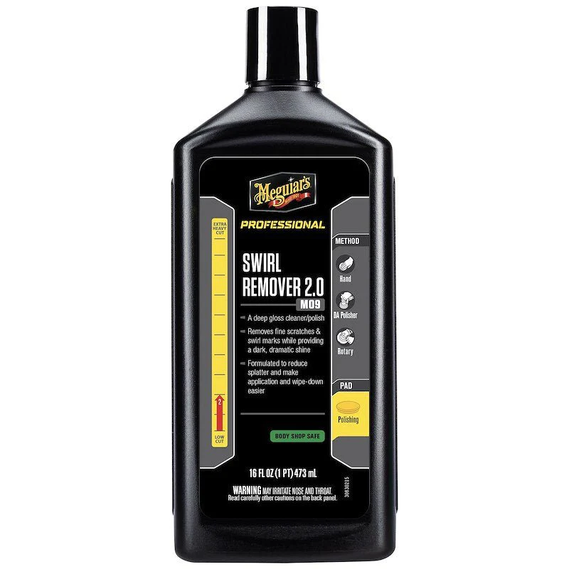 Polishing Compound Meguiars M0916 Mirror Glaze; Removes Light Swirls and Adds Gloss Clarity; Liquid; 16 Ounce
