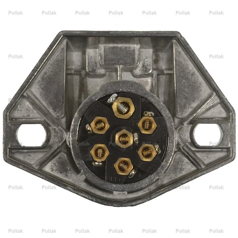 Pollak 11-720EP 7-Way Connector Socket w/Pins - Image 3