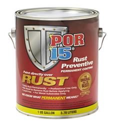 Por 15 45401 Rust Treatment, Semi-Gloss Black - 1 Gallon