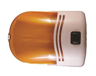 Porch Light Lens Creative Products 89-319A Command ®; Replacement For Command Classic 12 Volt Incandescent Porch Lights 007-30SAP; Amber; Single