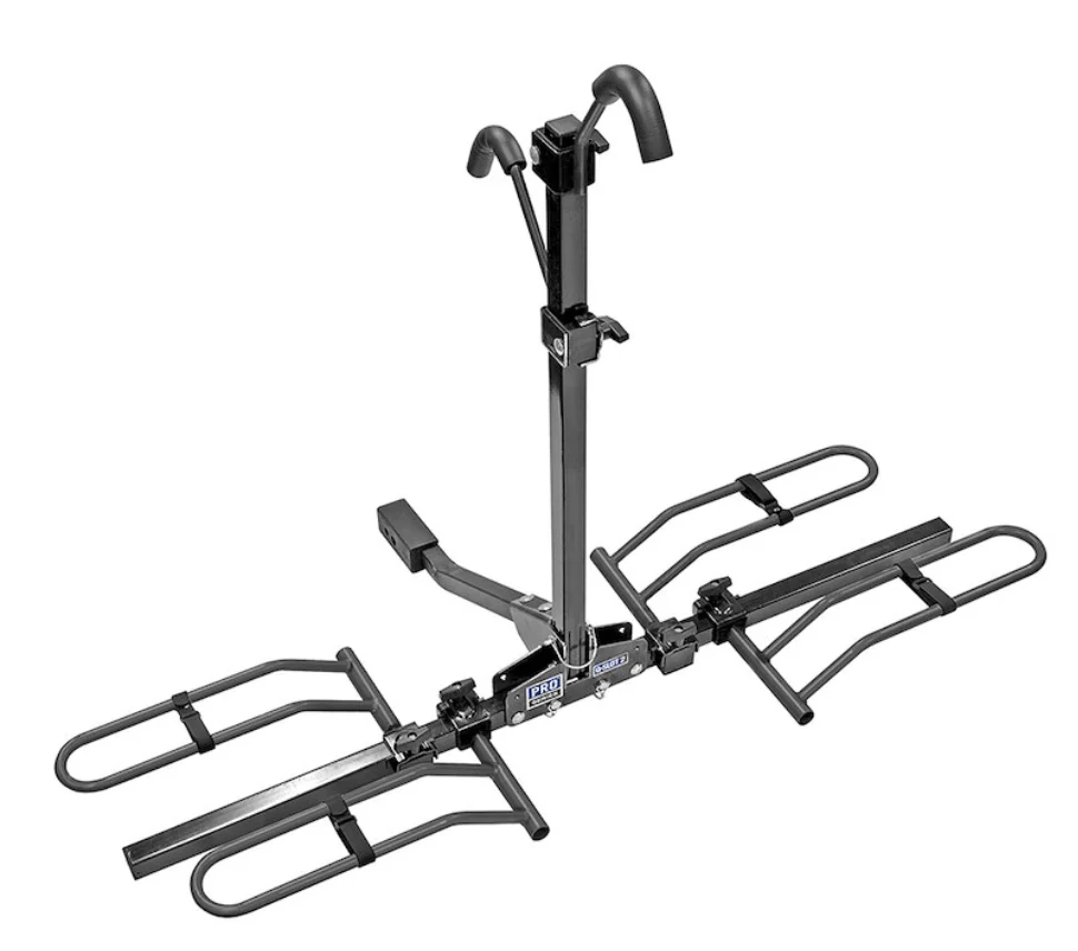 Q-Slot 2 Bike Carrier Rail Rack w/Tilt 1-1/4" Mount